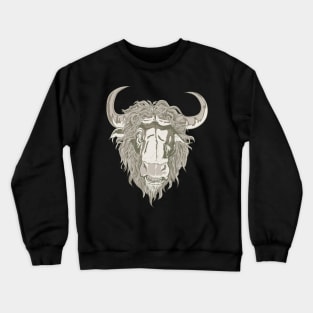 Bull Illustration Crewneck Sweatshirt